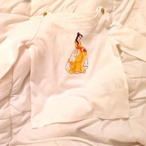 Baby girl Princess Belle Disney Shirt